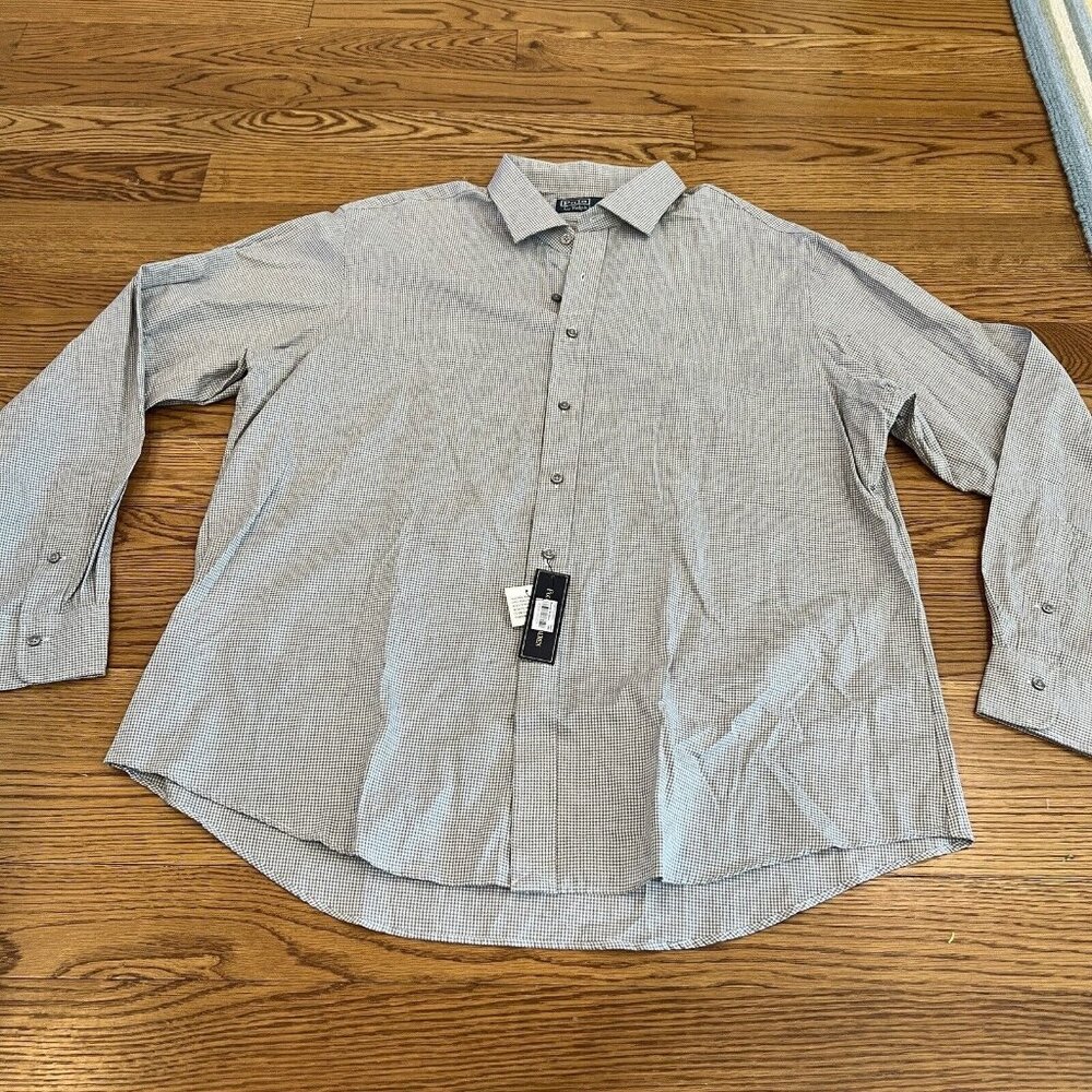 NEW Polo Ralph Lauren Men's XXL Button Up Long Sleeve Shirt Tan/White‎ Check NWT